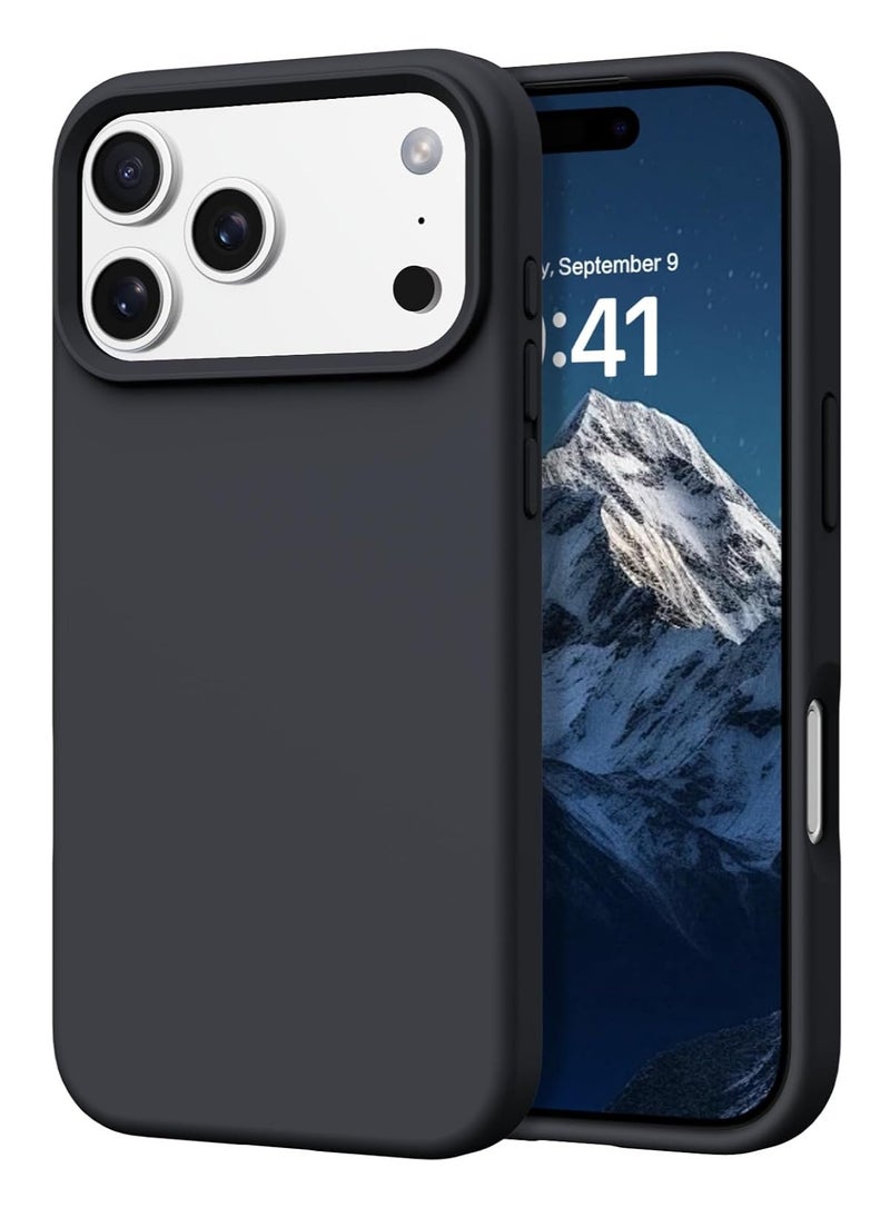 جراب iPhone 17 Pro مصنوع من السيليكون السائل الناعم لهاتف iPhone 17 Pro، غطاء مضاد للخدش مع بطانة داخلية من الألياف الدقيقة، جراب واقٍ مقاوم للصدمات لهاتف iPhone 17 Pro مقاس 6.3 بوصة - Image 1