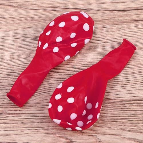 Balloonistics Red 12 Inches Pack of 30 Polka Dot Balloon for Theme Party, Birthday, Anniversary, Baby Shower and Party Decorations - Image 5