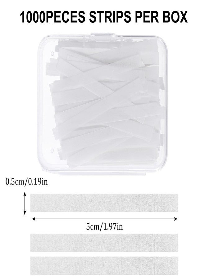 Neyauo 1000PCS Lash Lift Paper Strips Lash Perm Paper Eyelash Lifting Lashes Lift Ribbon Preventing EyeLashes from Popping Out Easy-to-Use Papers Covers for Perfect Eyelash Perm Color, Salon Home Use (White) - Image 2