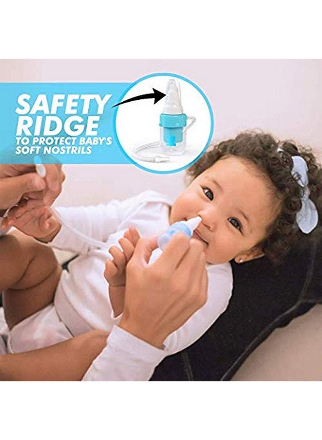 Bubzi Co Quick-Relief Baby Nasal Aspirator, Baby Nose Sucker for Baby, No Filters Required, Safe, BPA Free, Soft Tip Newborn Booger Sucker, Manual Nose Cleaner - Image 2