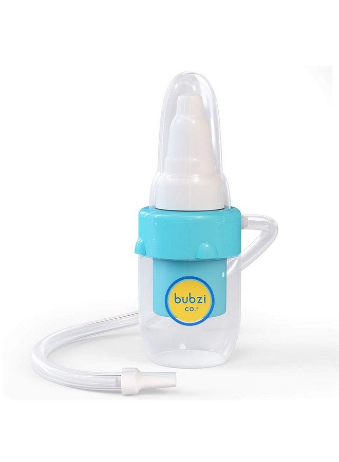 Bubzi Co Quick-Relief Baby Nasal Aspirator, Baby Nose Sucker for Baby, No Filters Required, Safe, BPA Free, Soft Tip Newborn Booger Sucker, Manual Nose Cleaner - Image 1