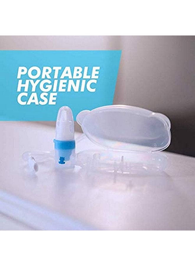 Bubzi Co Quick-Relief Baby Nasal Aspirator, Baby Nose Sucker for Baby, No Filters Required, Safe, BPA Free, Soft Tip Newborn Booger Sucker, Manual Nose Cleaner - Image 3