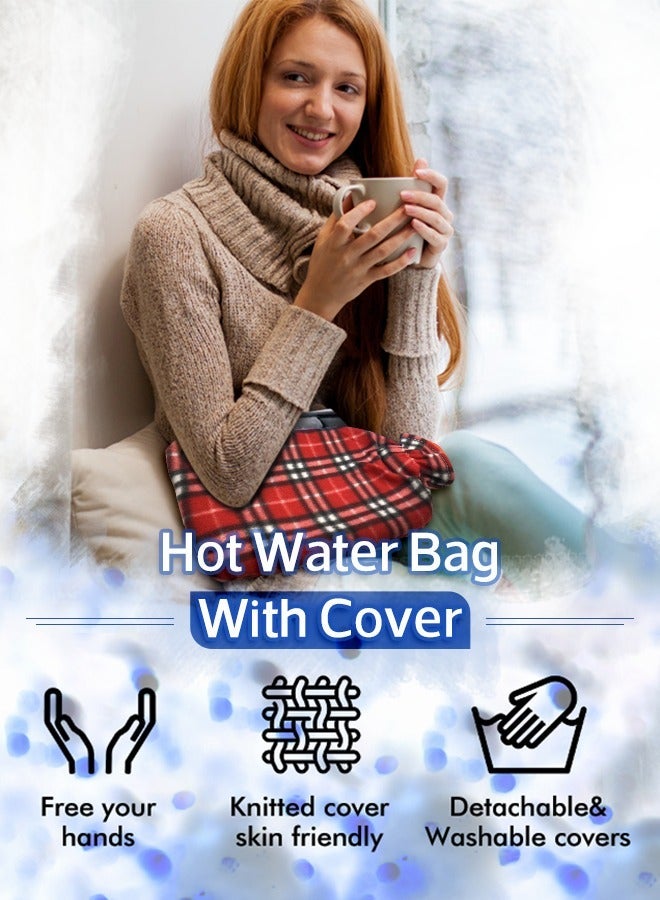 FOCUS Fox Lined Hot Water Bottle – Soothing Warmth for Pain Relief & Relaxation - Image 3