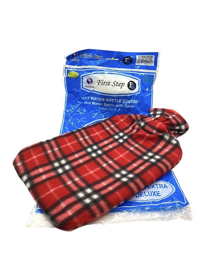 FOCUS Fox Lined Hot Water Bottle – Soothing Warmth for Pain Relief & Relaxation - Image 2