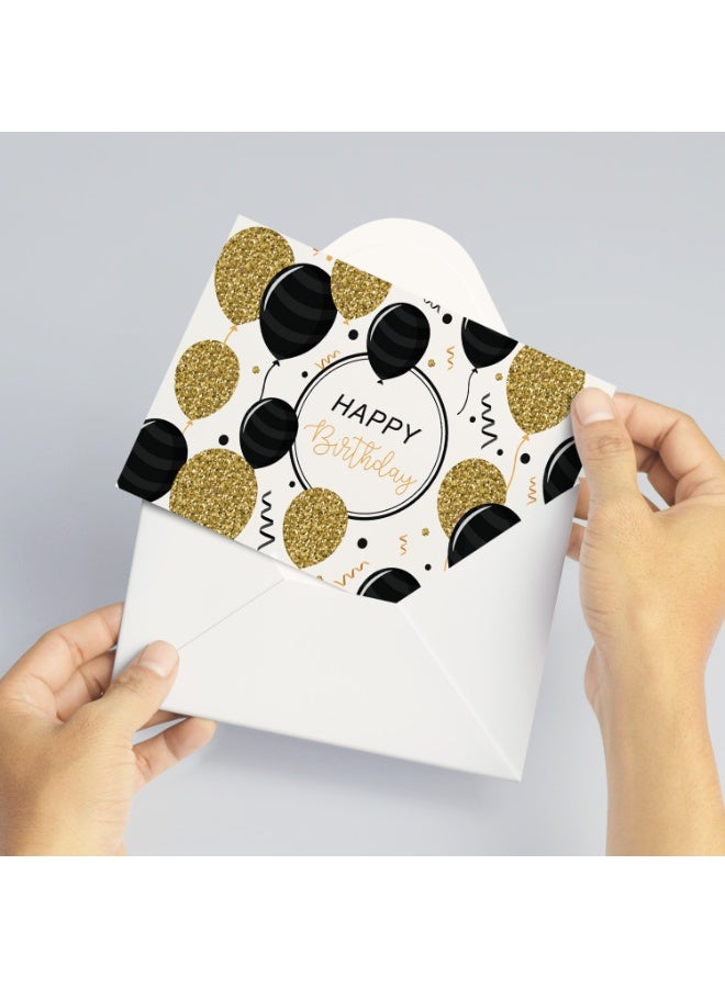 24- Piece Assorted Birthday Cards with Envelopes  Stickers – Colorful Greeting Card Set with Various Designs - Image 4