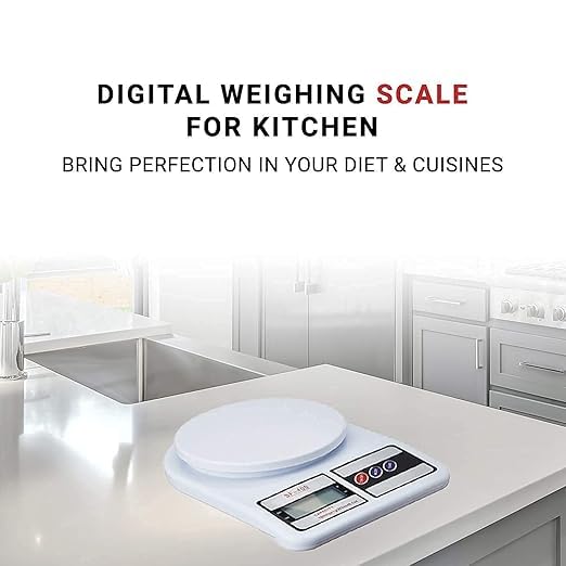 MBUYS MALL Weighing scale for Kitchen Weighing ScaleSF400 Weight Machine for Shop Food Weighing Scale Multipurpose Portable Electronic Digital Weighing Scale Weight Machine - Image 4