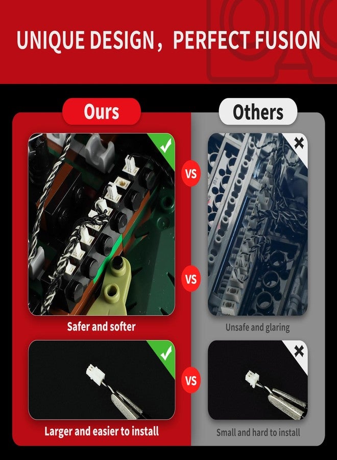 BRIKSMAX 2.0 Light Kit for Lego Wreath -Innovative Led Lighting Compatible with Lego Icons 10340- Not Included Lego Set - Image 3