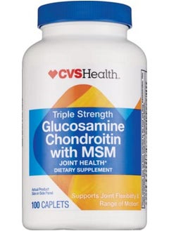 Glucosamine Chondroitin With Msm Triple Strength 100 Tablets