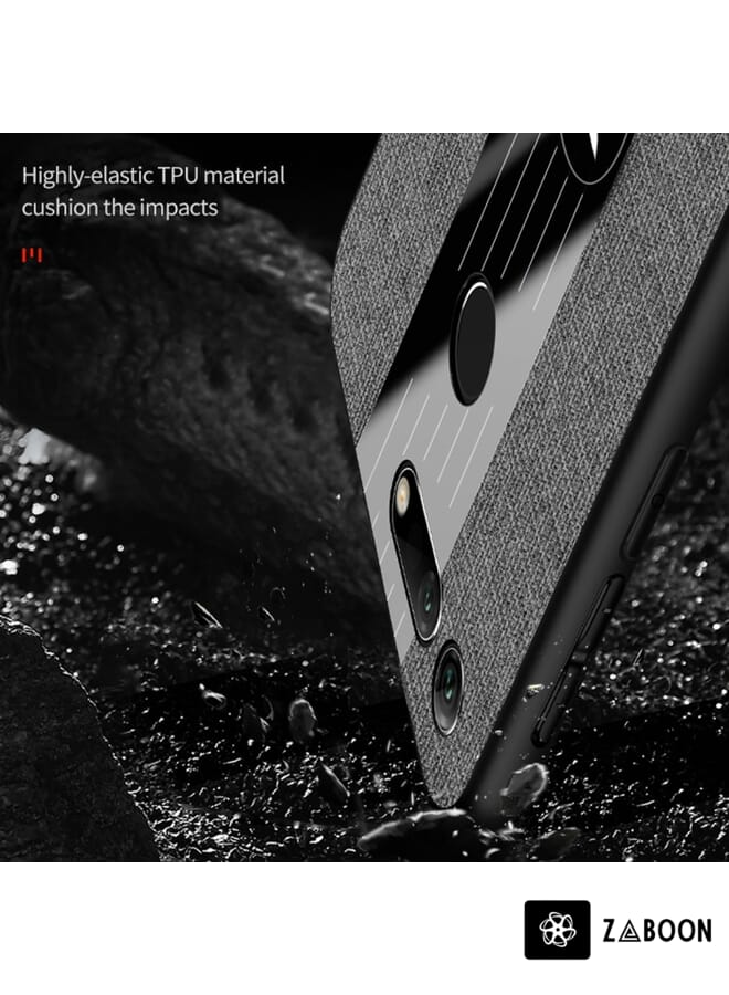 Zaboon Protective Case Cover For Huawei Honor View 20 XINLI Stitching Cloth Textue Shockproof TPU Protective Case with Ring Holder - Image 5