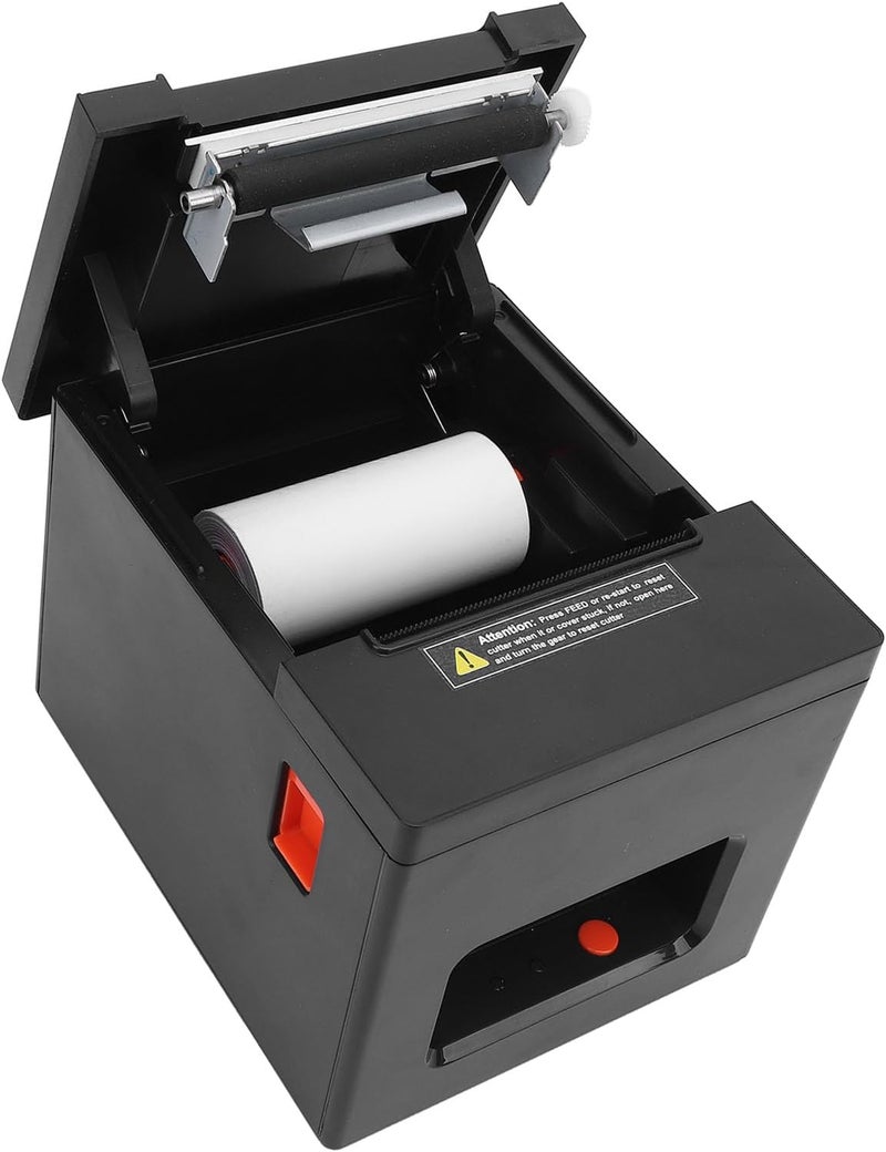 Luocute Thermal Printer, USB Dual Mode High Speed Printing 180mm / s 203dpi with Cash Drawer Control and Graphic Printing, for for for (US Plug) - Image 2