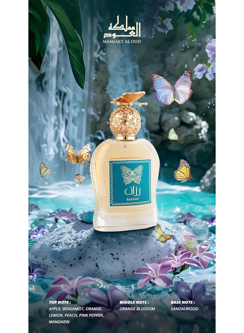 Mamlakat Al Oud Razaan Eau De Parfum for women -100ml - Image 3