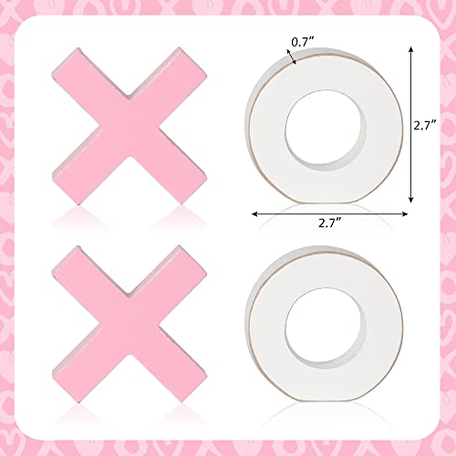 WODOHOLO XOXO Valentine's Day Tiered Tray Decor XOXO Wooden Sign Romantic Table Centerpiece Valentine's Day Tabletop Décor for Home Wedding Party - Image 3