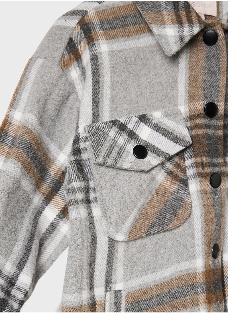 ONLY - Kids Checkered Jacket - Image 1