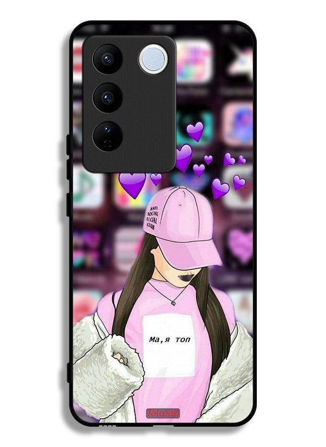 Tolwak - Vivo V27e Protective Case Cover Anti Social Club - Image 1