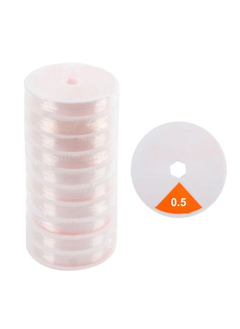 Set of 10 rolls Clear Elastic Thread For Jewelry Making Beading Craft Kit