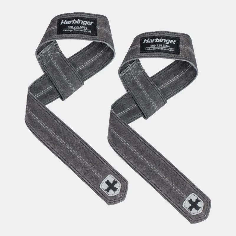 Harbinger Leather Weight Lifting Straps (1 Pair)