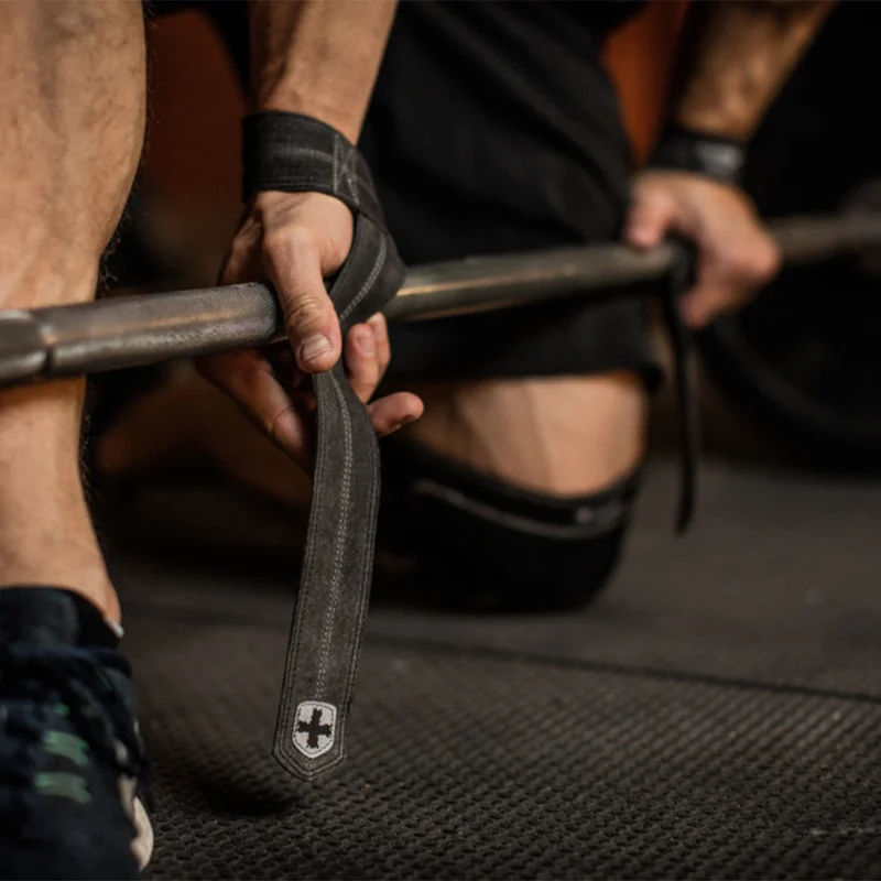 Harbinger Leather Weight Lifting Straps (1 Pair)