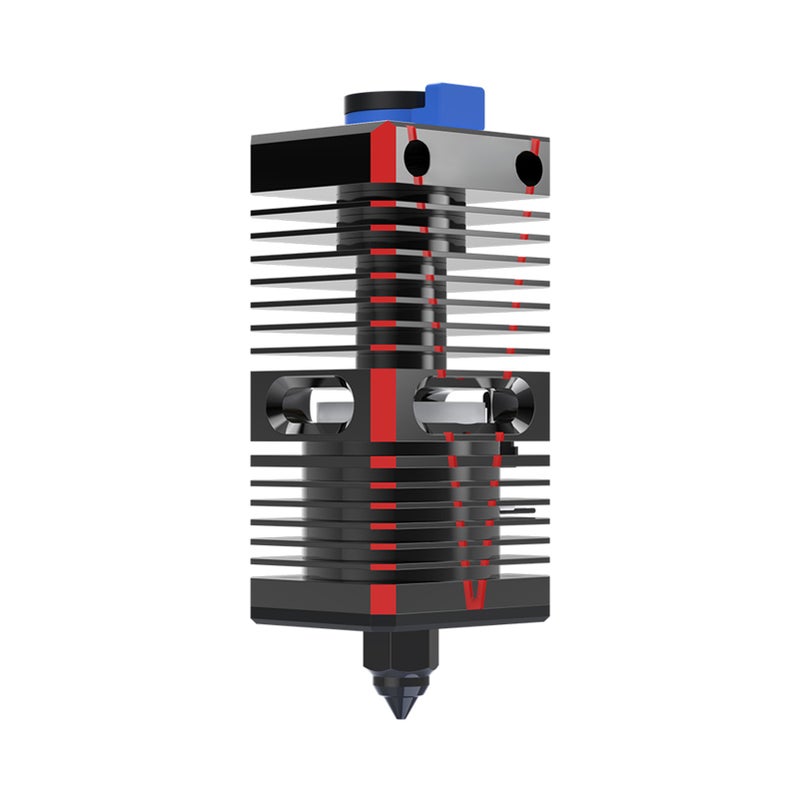3D Printer Hotend: High Thermal Conductivity, Bi-metal Heat Break, Enhanced Strength - 30% Larger Heat Sink, Hardened Steel Nozzle for Ender 3, Ender 3 Pro 3D Printer High Temperature Printing - Image 1