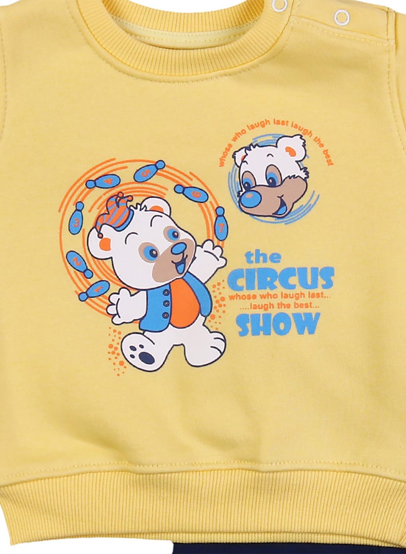 زيركون بيجامة شتوي لحديثي الولادة - 1256 - Image 2