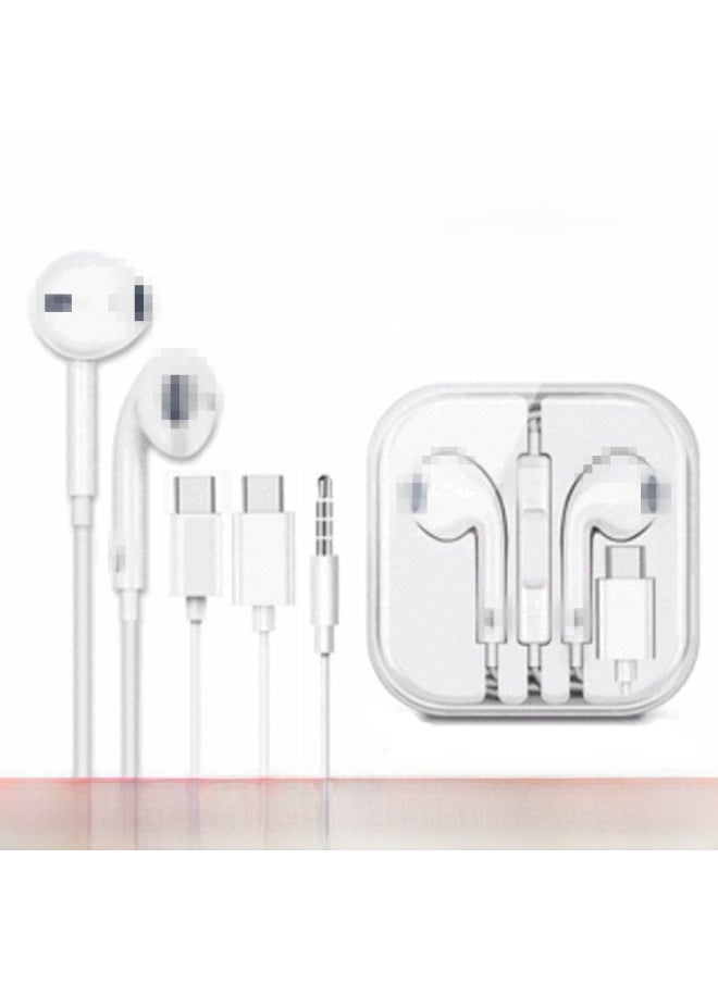 Generic - Wired Control Bluetooth Earphones For IPhone Android Huawei Type-c In-ear Direct Plug Digital Computer/earphone/headset-Color:Suitable For Apple 15/16 Series Headphones - Image 1
