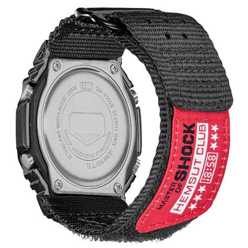 DAVILANE Replacement Watch Band Strap for Casio Mens G-Shock GM-2100B,GD-100/110/120/350,GW-S5600/5600/B5600/M5600,16mm Nylon Breathable Casio wristband - Image 1