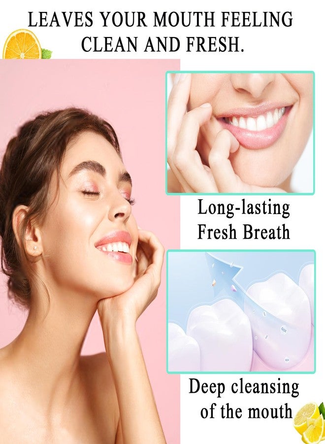 WYBLZPXZ Travel Size Mouthwash,Mini Mouthwash Travel Size Bulk Portable Mouth Wash Set,Individual Small Travel Mouth Wash Packets for Fresh Breath(Pack of 60) - Image 3