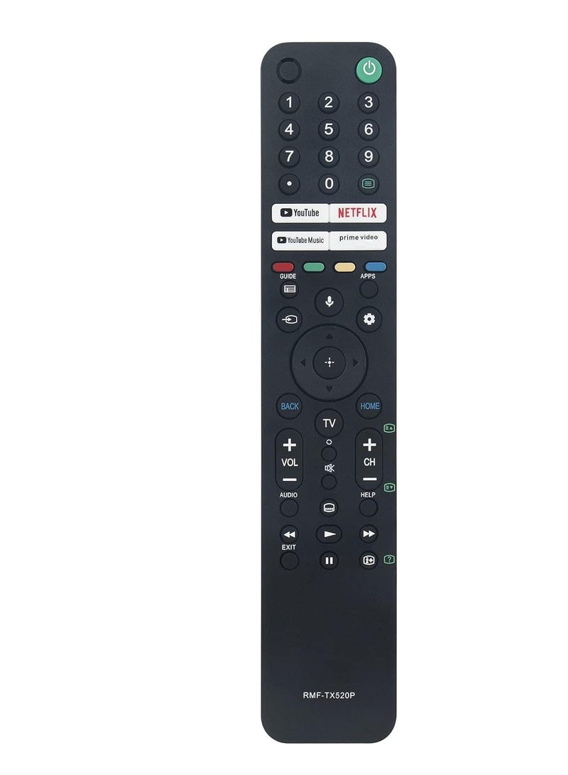 New Replacement Remote Control, Remote Control Fit, Universal Remote Control Compatible with Sony 4K Smart TV KD-43X85J KD-50X80J KD-65X80 KD-75X80J - Image 1