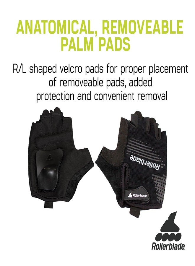 Rollerblade Skate Gear Gloves, 1 Pair, Black - Image 3