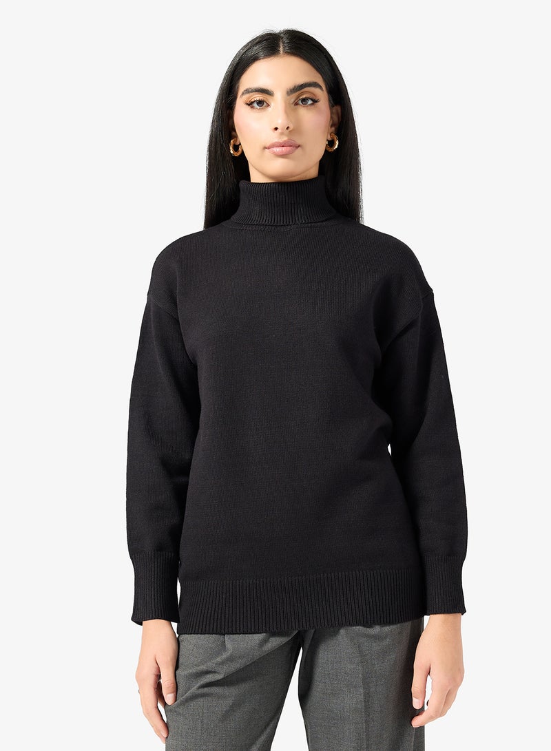 ايلا كنزة بياقة سلحفاة أساسية - Image 1