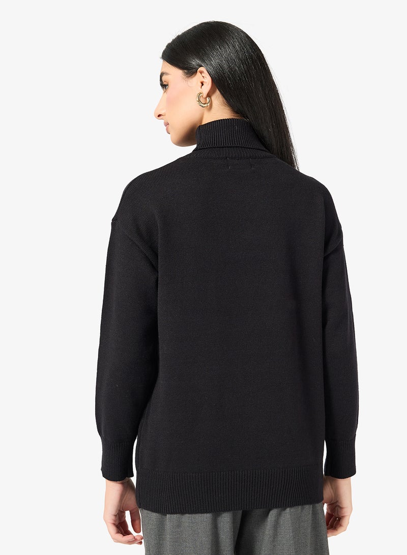 ايلا كنزة بياقة سلحفاة أساسية - Image 2