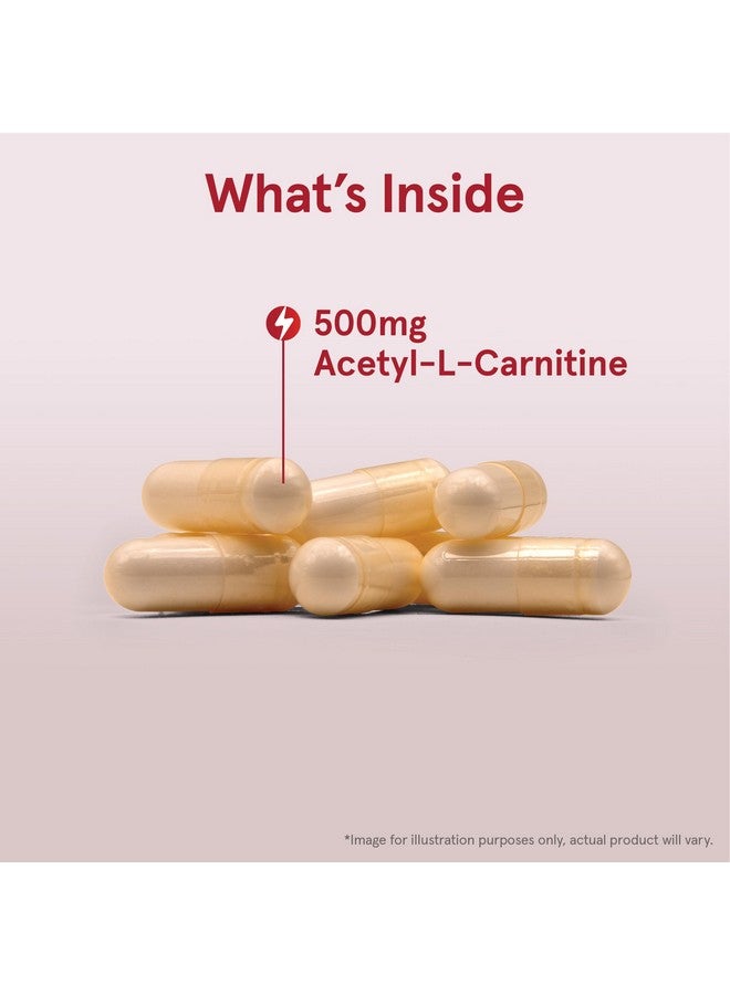 Jarrow Formulas® Acetyl L-Carnitine 500 mg, Dietary Supplement, Amino Acid Support for Brain Health and Antioxidants, 120 Veggie Capsules, 120 Day Supply - Image 3
