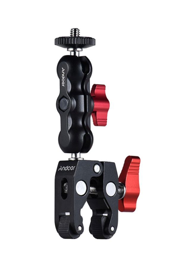 NIBEMINENT Multi-Function Ball Head Clamp Black/Red - Image 1