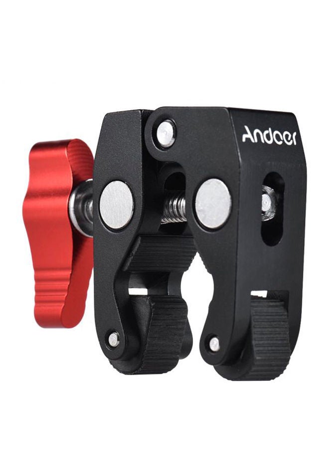 NIBEMINENT Multi-Function Ball Head Clamp Black/Red - Image 2