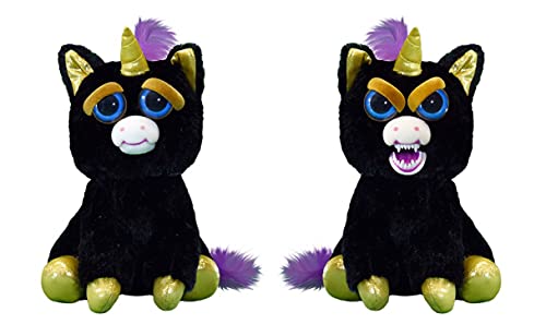 Feisty Pets Gloria Golddigger Black Unicorn - Image 1
