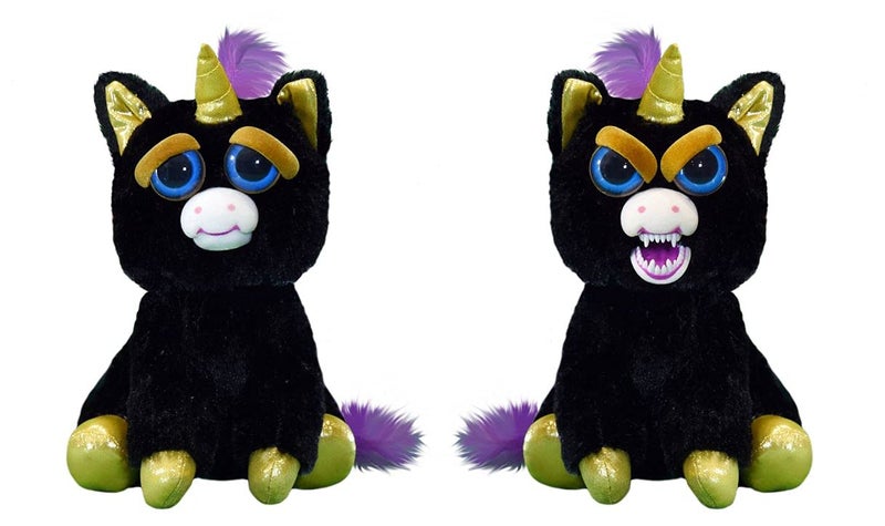 Feisty Pets Gloria Golddigger Black Unicorn - Image 3