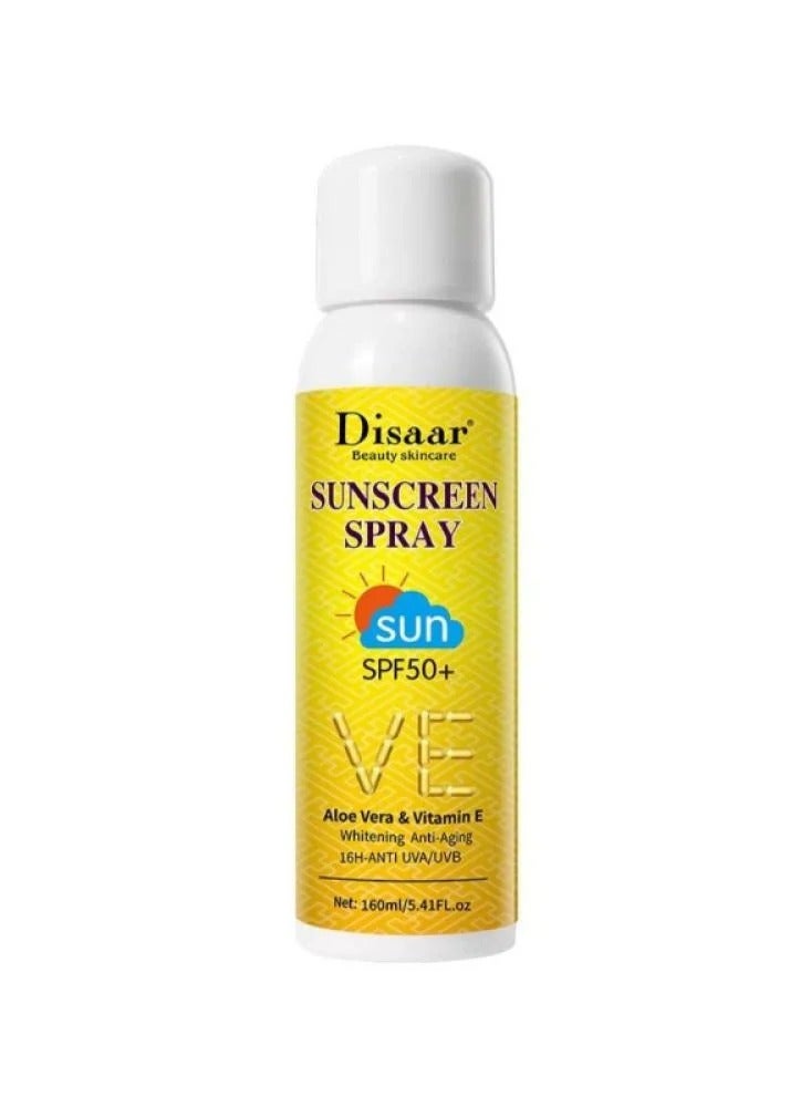 Disaar Sunscreen Spray SPF 50 with Vitamin E - 160 ml