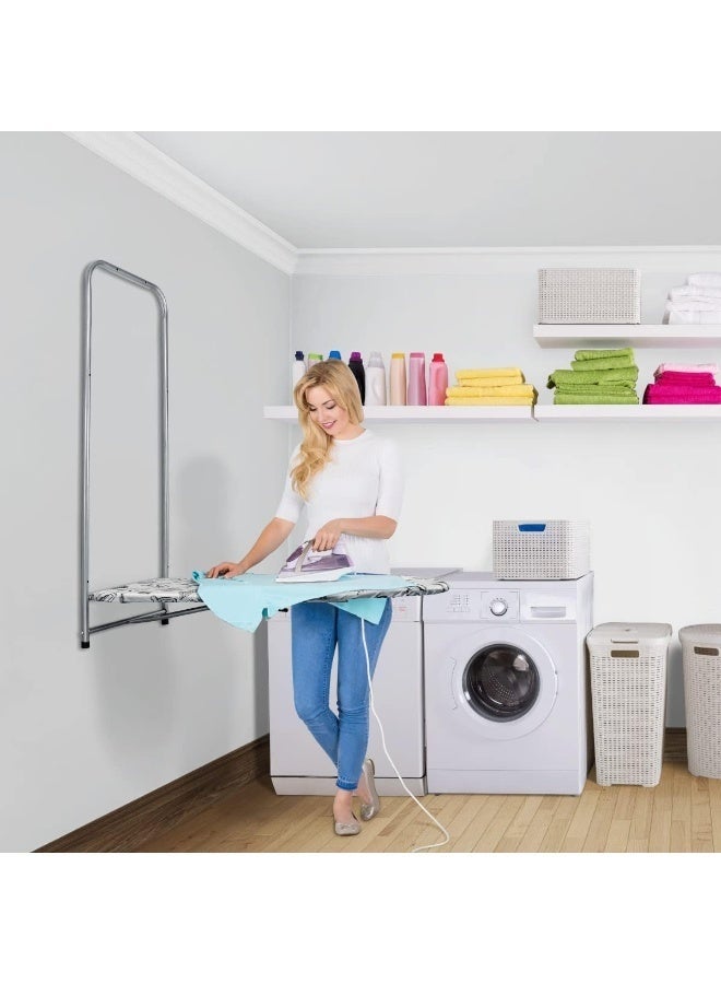 WALALLA Over-The-Door Foldable Hanging Ironing Board for Laundry Room Organization, Small Spaces, Apartments & Dorms,Light Weight,Easy to Storage - Image 5