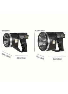 Seafrrzios Seafrrzios LED Camping Lantern Rechargeable Camping Flashlight 3 Light Modes 4800mAh Power Bank Waterproof Lantern Flashlight for Emergency Hurricane Power Outages USB Cable  - Image 4