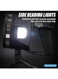 Seafrrzios Seafrrzios LED Camping Lantern Rechargeable Camping Flashlight 3 Light Modes 4800mAh Power Bank Waterproof Lantern Flashlight for Emergency Hurricane Power Outages USB Cable  - Image 2
