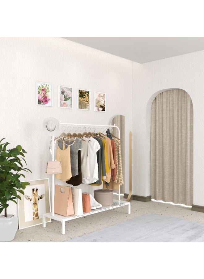 White Textured Foam Peel and Stick Wallpaper, 17.5" x 315", Waterproof & Removable - Image 3