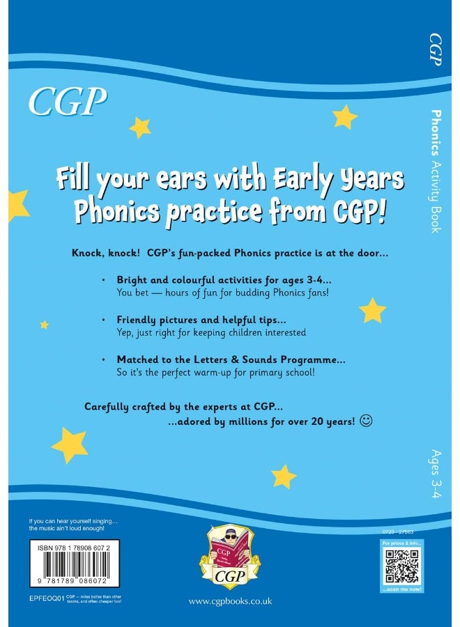 Coordination Group Publications Ltd (CGP) Phonics Activity Book For Ages 3-4 (Preschool): Perfect For Learning At Home - Image 2