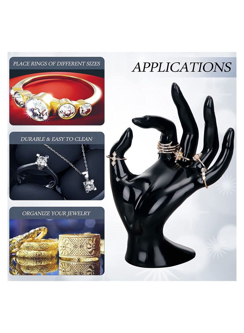 LINGWEI Bracelet Chain Necklace Display Stand Black Female Mannequin Hand Ring Holder Jewelry Finger Bangle Glove - Image 4