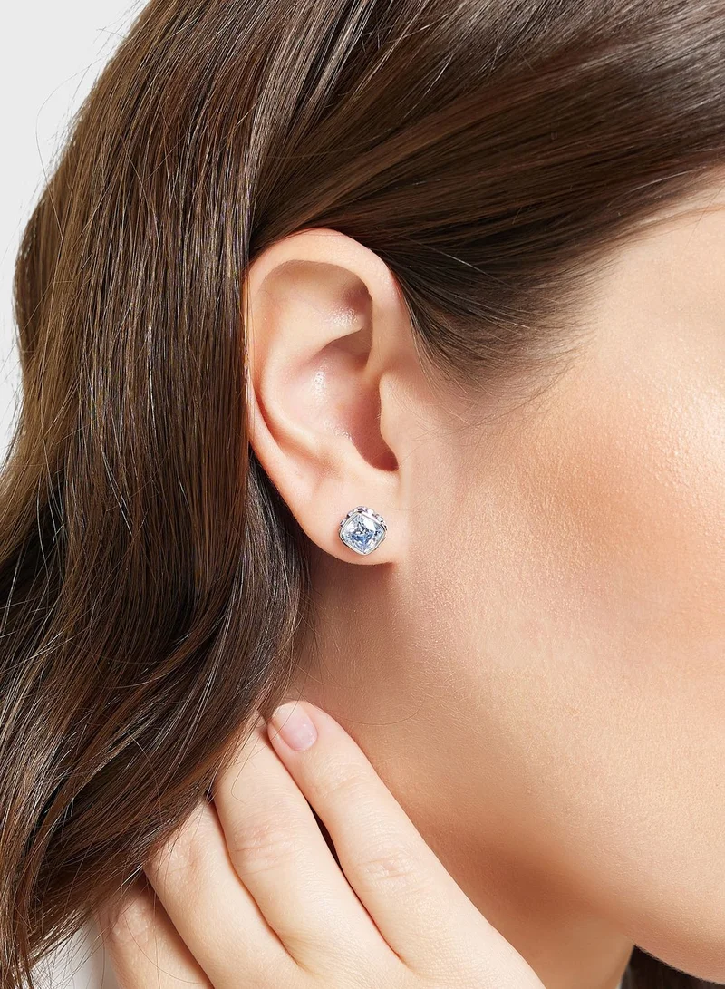 SWAROVSKI March Birthstone Stud Earrings
