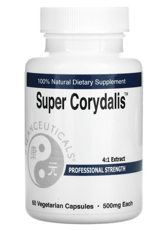 Balanceuticals - Super Corydalis Professional Strength 500 mg 60 Vegetarian Capsules - Image 1