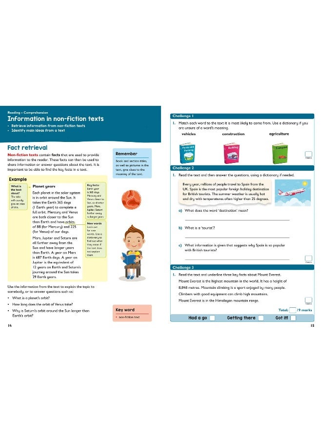 كتاب دراسة وممارسة الرياضيات واللغة الإنجليزية للصف الثالث من كولينز: مثالي للاستخدام في المنزل - Image 4