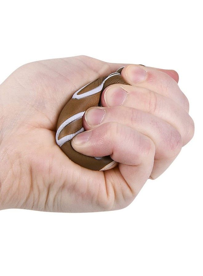 Bedwina مستلزمات الحفلات من Donut Squishies (عبوة من 12 قطعة) لعبة Donuts Squishies بطيئة الارتفاع مقاس 3 بوصات للأطفال مع كرة ضغط وكعكات تخفيف التوتر للزينة وهدايا حفلات أعياد الميلاد ذات الطابع الخاص - Image 3