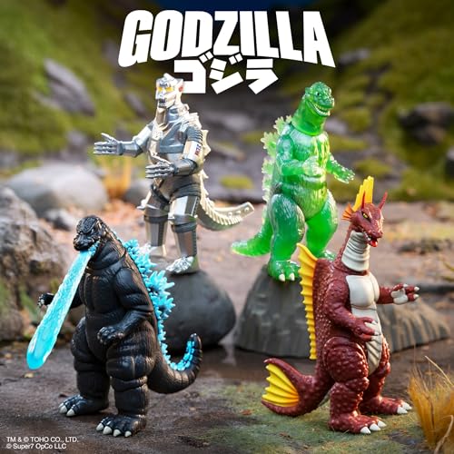 Super7 Toho Godzilla '84 (Heat Ray) Reaction Figure - 3.75" Toho Godzilla Action Figure Classic Monster Movie Collectibles and Retro Toys - Image 5