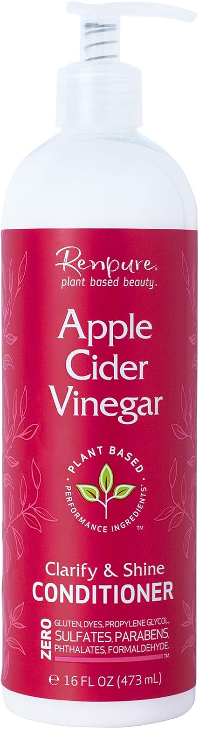 Renpure Plant Based Beauty Apple Cider Vinegar Conditioner 16 Ounce