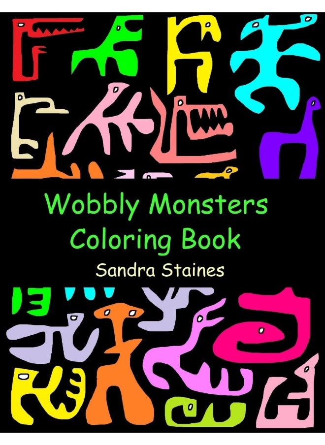 Wobbly Monsters Coloring Book  - Image 1