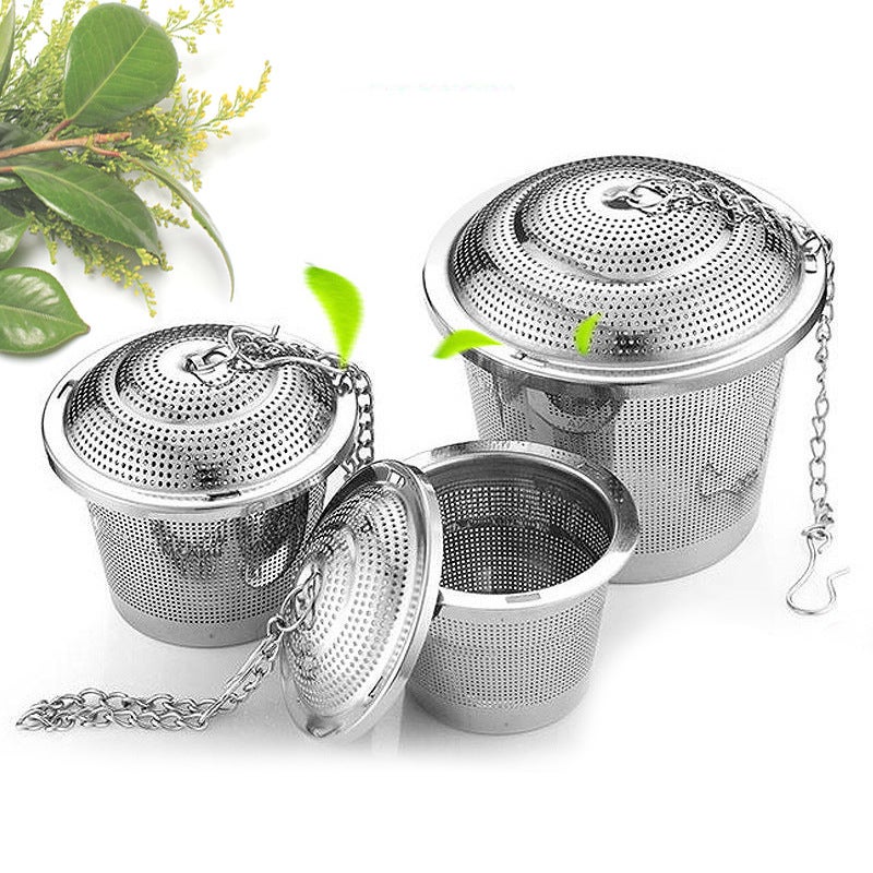 Stainless Steel 304 Tea Infuser Barrel-Shaped Kitchen Accessory 6.5 corrosion barrel (without base plate) 